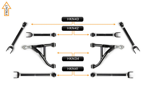 V2 PRO Arm Kit - Nissan 350Z (Rear)