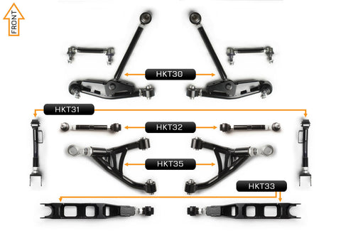 V2 PRO Arm Kit - Toyota 86 ZN6 (Front & Rear)