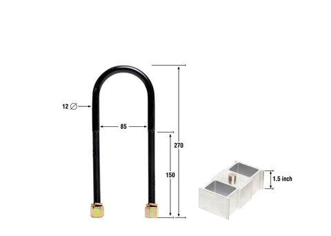 Rear 1.5" Lowering Block Kit (85mm)