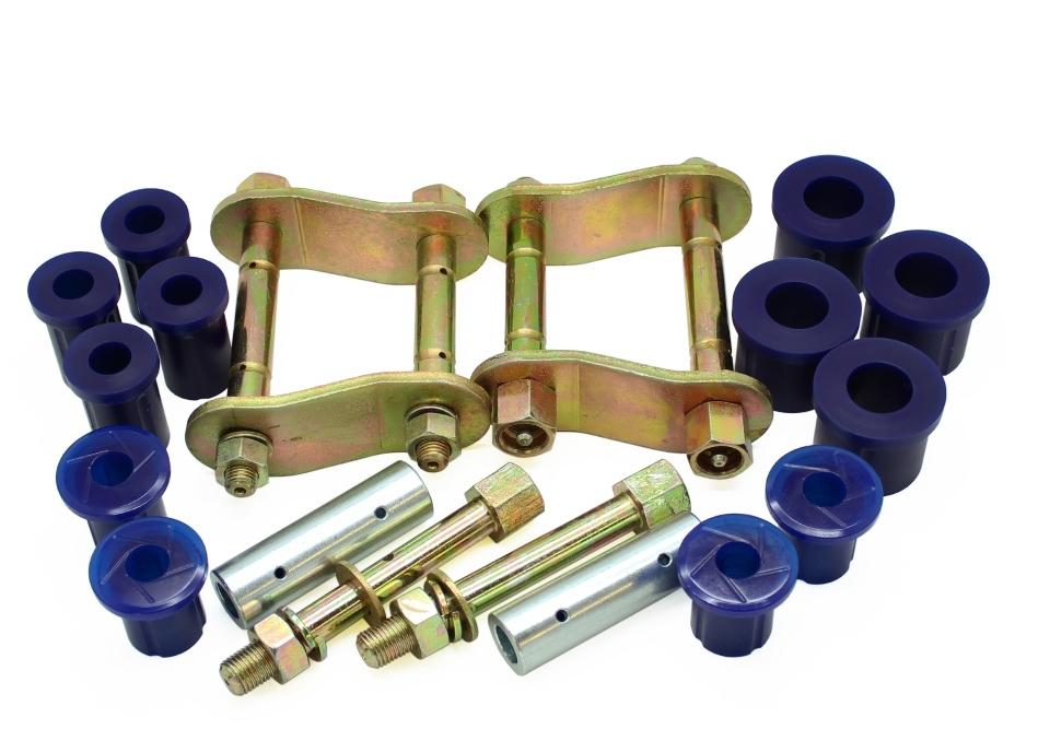 Rear Greasable Shackle and Bush Kit for MITSUBISHI TRITON 2006-2015 ML, MN 4WD