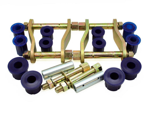 Rear Greasable Shackle and Bush Kit for HOLDEN COLORADO 2012-2020 RG 4WD &amp; 2WD Hi-Rider