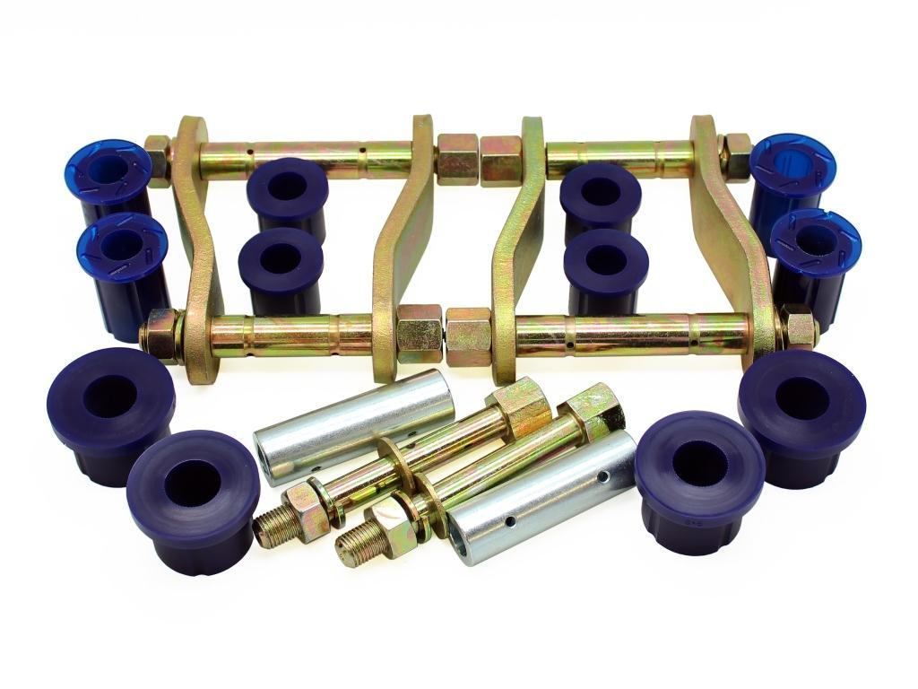 Rear Greasable Shackle and Bush Kit for ISUZU D-MAX 2012-2020 TFS 4WD