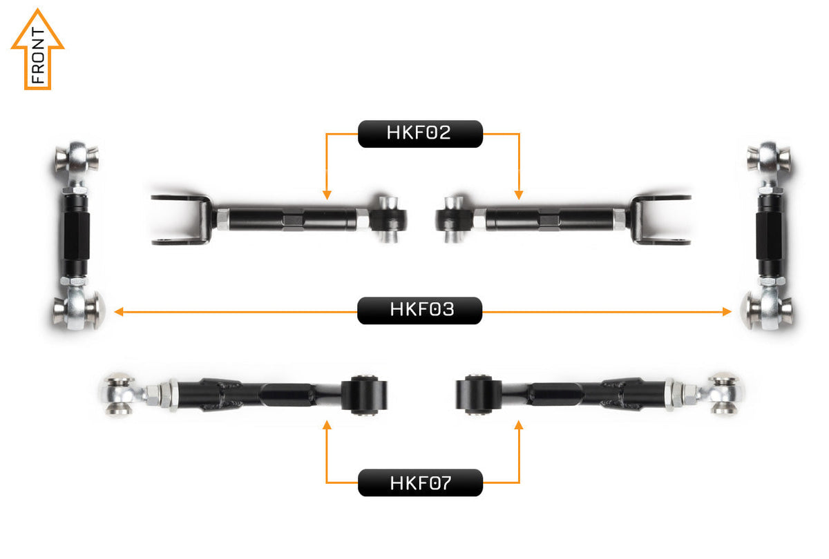 V2 PRO Arm Kit - Ford Mustang S550 (Rear)