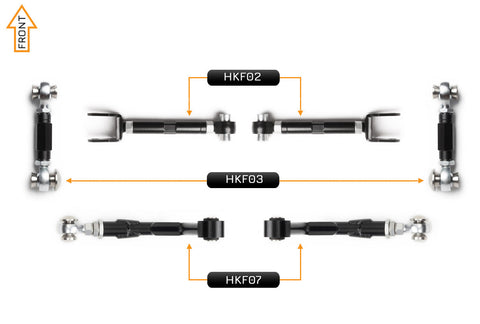 V2 PRO Arm Kit - Ford Mustang S550 (Rear)