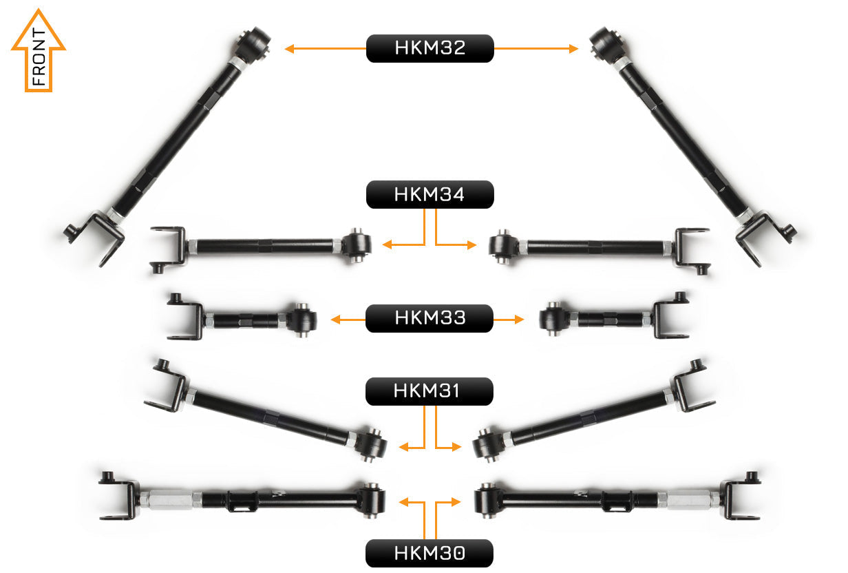 Hakon Racking Remote Control Hakon V2 PRO Adjustable Control Arm Kit - Mazda MX5 ND (Rear) – Hakon ...