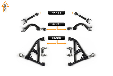 V2 PRO Arm Kit - Nissan Skyline R34 (Rear)