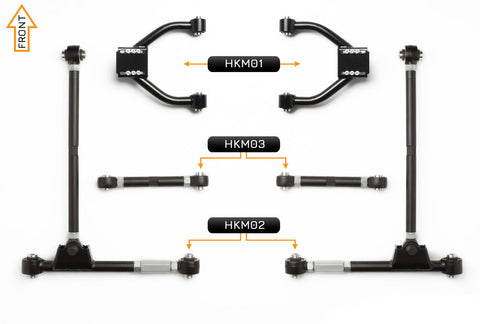 V2 PRO Arm Kit - Mazda RX7 FD (Front & Rear)