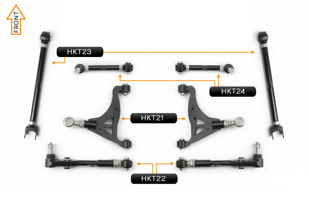 V2 PRO Adjustable Control Arm Kit - (Rear)
