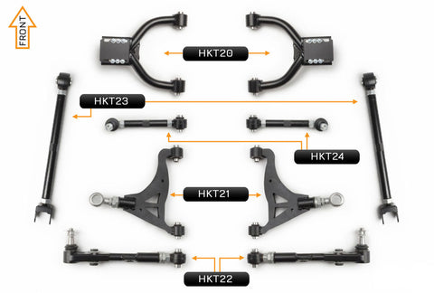 V2 PRO Arm Kit - Toyota Supra JZA80 (Front & Rear)
