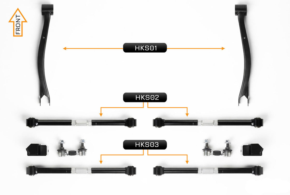 V2 PRO Arm Kit - Subaru WRX GD (Rear)