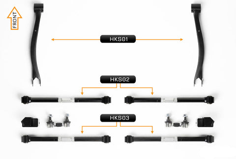 V2 PRO Arm Kit - Subaru WRX GC (Rear)